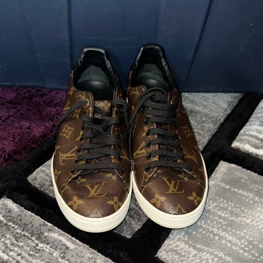 Louis Vuitton Monogram Brown & Black Men's Low-Top Sneakers